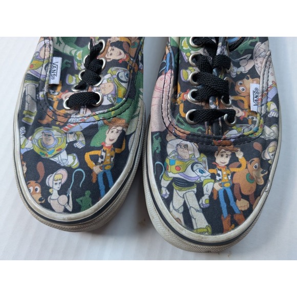 Toy Story Vans Shoes Womens 8.5 Woody Buzz Lightyear Mens 7 Disney Old Skool - Picture 6 of 9